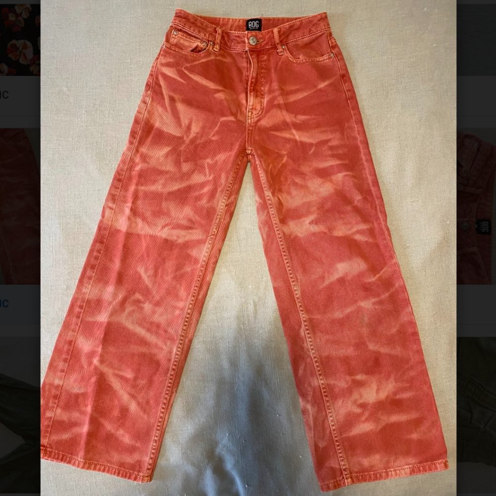 Women's BDG Urban Outfitters High Waist Tie Dye Boot Cut Jeans
